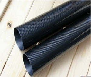 35mm x 25mm x 32mm 33mm x 1000mm 3K Roll Wrapped Carbon Fiber Tube /Tubing -2 - Picture 1 of 10