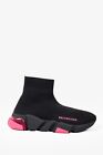 LIKE NEW! Balenciaga Black and Pink Speed LT Sneakers, Size 36