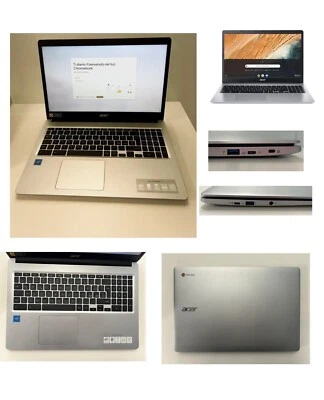 ACER Chromebook 315 CB315 -3H, 15,6 pollici, Silver. Nuovo mai usato!  - Immagine 1 di 2
