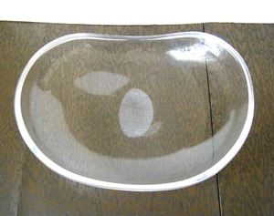 15" Large Vintage MCM 1960s Ritts Co ASTROLITE Lucite Centerpiece Bowl - Picture 1 of 8