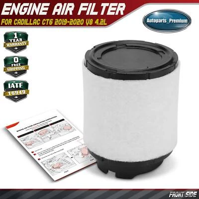 Filtro de aire del motor nuevo 1 pieza para Cadillac CT6 2019-2020 V8 4,2 L turboalimentado DOHC Foto 1 de 4