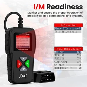 For Ford 96-24 Fault Code Reader OBD2 Scanner Engine Car Diagnostic Reset Tool - Bild 1 von 9