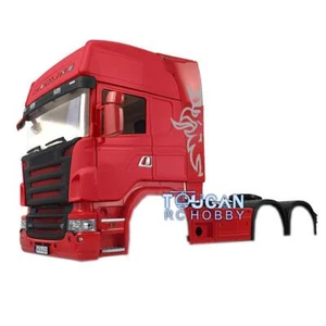 1/14 RC 3Axle Highline Tractor Truck Car Shell Painted DIY for TAMIYA Car Model - Picture 1 of 1