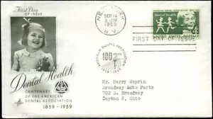 US FDC #1135 Artcraft Cachet New York, NY Promotional WHIO Mailing Enclosure - Picture 1 of 2