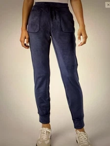 Neu mit Etikett 32 Heat 32 coole Hose nachtmarine Größe M Damen Jogginghose aus weichem Velours - Bild 1 von 12