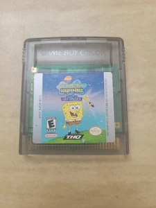 Bob Esponja Leyenda de la Espátula Perdida Nintendo Gameboy Auténtico Carrito Solo - Imagen 1 de 3