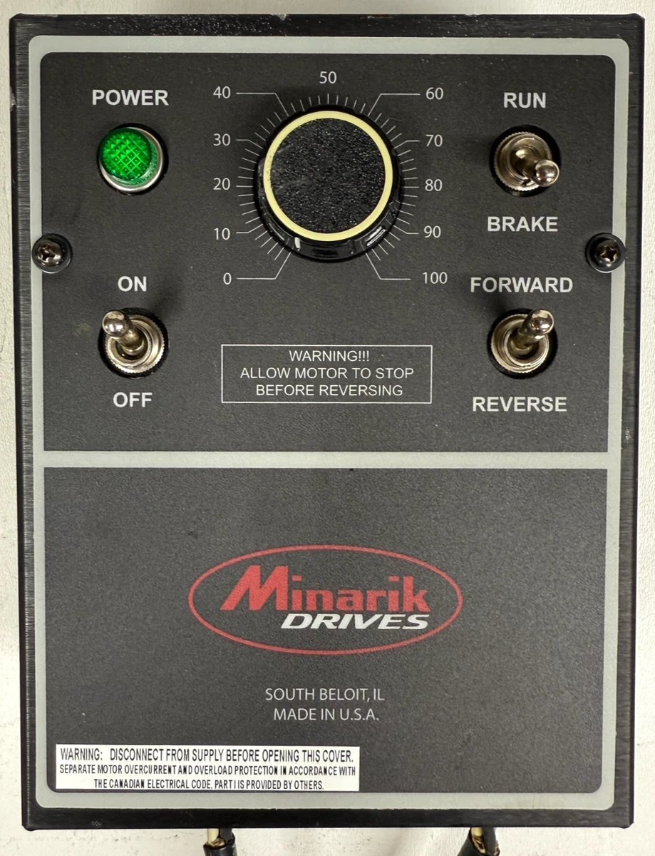 2hp DC Motor Indiana Machinery SPEED Controls for sale | eBay