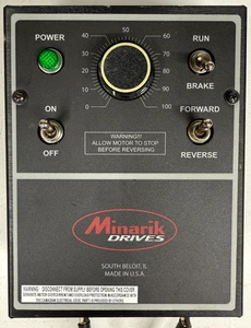 Minarik Drives MM23201C 0-90/0-180VDC 1-2HP Reversing DC Motor Controller - Picture 1 of 13