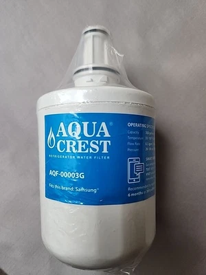 Aqua Crest AQF-00003G-P Water Filter Sealed New. For Samsung Refrigerator Filter - Image 1 of 4