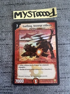 Carte Duel Masters Gatling Terreur Céleste 79/110 Rare HOLO Wizards Français Occ - Picture 1 of 13