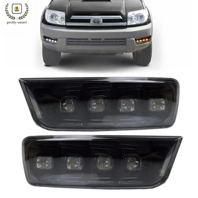 Luz antiniebla delantera LED con luz intermitente DRL apta para Toyota 4Runner 2003 2004 2005 Foto 1 de 4