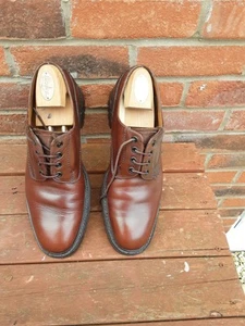 Zapato Derby Loake Epsom Para Hombre Cuero Marrón Talla UK 11 Suela Commando - Imagen 1 de 6