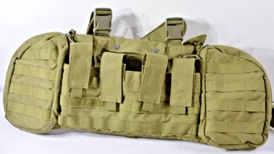 TASMANIAN TIGER CHEST RIG MK 2 RARE OD GREEN! MOLLE PLATEAU MIT TASCHEN RUSFOR - Bild 1 von 4