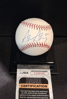 Stephen Strasburg Washington Nationals Signed Autographed ROMLB Baseball JSA coa - Image 1 of 3