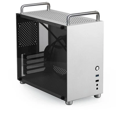 SKTC HX BOX 100 PLUS Full Aluminum PC Case - Supports M-ATX/ITX, ATX PSU & 310mm - Image 1 of 4