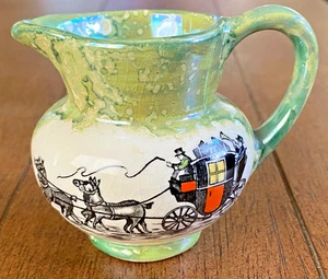 Vintage OLD CASTLE English Miniature Lustreware Pitcher / Creamer / Cup - Picture 1 of 8