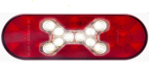 Optronics STL316MGHB (SINGLE) 6 Inch Red Stop/Turn/Tail/Back-up Light - Picture 1 of 2