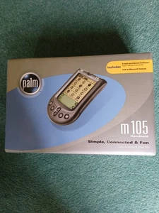 Palm m105 Handheld PDA Includes HotSync Cradle & Stylus in original box. - Photo 1 sur 4