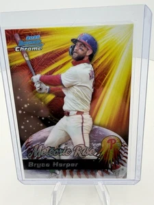 2025 Bowman Chrome Bryce Harper Meteoric Rise Mojo Refractor - Picture 1 of 2