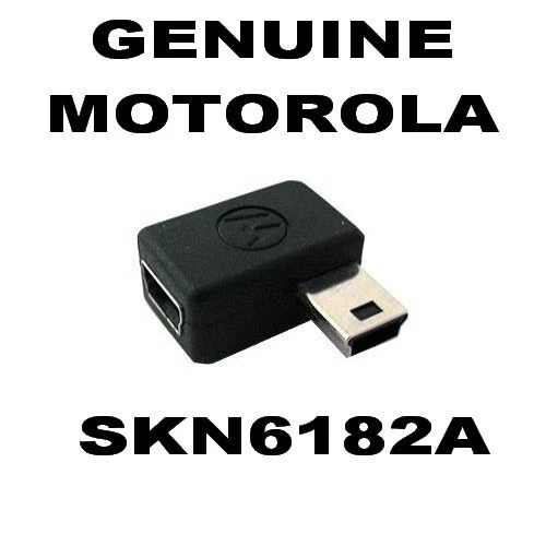 Genuine Motorola Right Angled Mini USB - Mini USB Adaptor Female - Male SKN6182A - Image 1 of 2