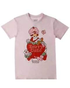 Vintage Style Pink Strawberry Shortcake T-Shirt Adult XL NEW w/ Tags 1980’s - Picture 1 of 5