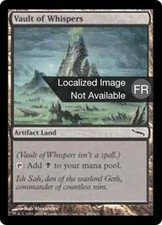1X Vault of Whispers Mirrodin SP French MTG CARD