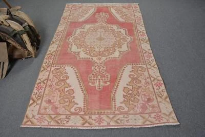 Anatolian Rug, Turkish Rug, Floor Rug, 4.2x7.4 ft Area Rug, Vintage Rug - Image 1 of 4