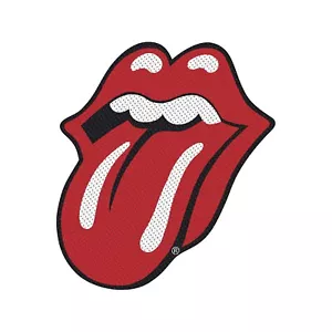 ROLLING STONES TONGUE CUT OUT WOVEN SEW ON PATCH OFFICIALLY LICENSED - Bild 1 von 7