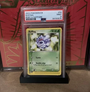Koffing Ex Ruby & Sapphire 54/109 - PSA 9 - Picture 1 of 2