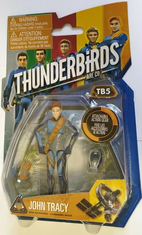Thunderbirds Are Go John Tracy TB5 4" Action Figure Vivid Cover