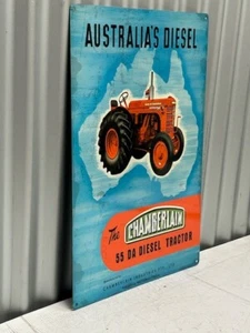 CHAMBERLAIN TRACTOR 55 DA 600 MM X 400 MM METAL SIGN - Picture 1 of 2