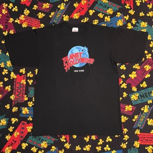 Camiseta De Colección Años 90 PLANET HOLLYWOOD Nueva York Gráfica/Talla L - Imagen 1 de 4