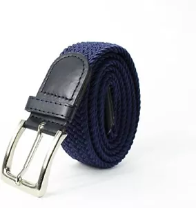 cintura elastica intrecciata colore blu - Foto 1 di 1