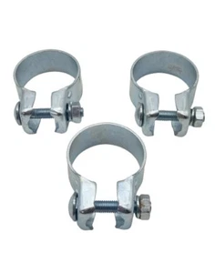3 abrazaderas de banda ancha abrazaderas de escape conector de tubo abrazadera sistema de escape Ø 53 mm - Imagen 1 de 1