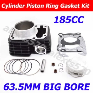 185cc Big Bore 63.5mm Cylinder Piston Ring Kit For HONDA CB125F GLR125 CBF125 - Picture 1 of 7