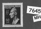 Timbre MH Sc B20 Heydrich Tchécoslovaquie occupation allemande Seconde Guerre mondiale 1943 #7645