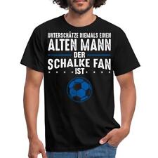 Alter Mann Schalke Fan Lustiger Spruch Männer T-Shirt