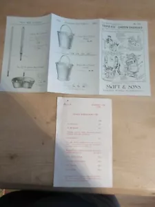 1936 Swift Co. Triple-ess Garden Wheel Barrows Buckets & Ironmongery Catalogue - Picture 1 of 2
