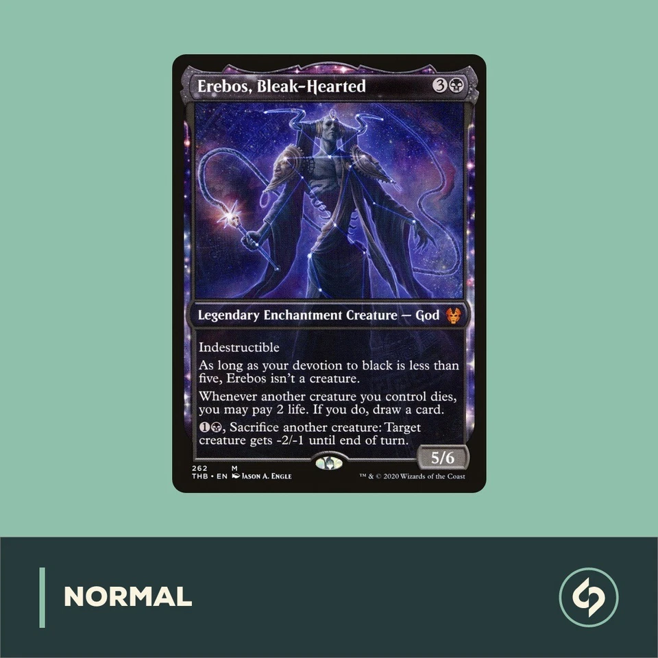 MTG | Erebos, Bleak-Hearted | THEROS BEYOND DEATH | SHOWCASE | NM | EN - Bild 1 von 1