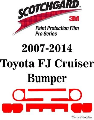 Kits de película de protección de pintura transparente serie Pro 3M Scotchgard 2014 Toyota FJ Cruiser Foto 1 de 3