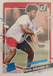 2023 Donruss Rated Rookie #304 Paris Johnson Jr. RC - Arizona Cardinals - Bild 1 von 2