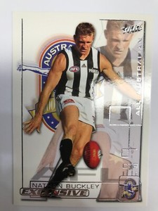 2002 SELECT AFL EXCLUSIVE ALL AUSTRALIAN TEAM CARD AA7 NATHAN BUCKLEY-COLL'WOOD