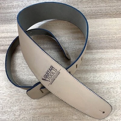 Leather Guitar Strap Beige -  LGS BEIGE Foto 1 de 3