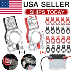 LOT Battery Terminal Connector Top Post Positive Negative Heavy Duty Universal - Picture 1 of 14