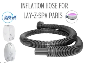 Manguera de inflación para Lay-Z-Spa Paris. Royal Mail 1a clase envío gratuito - Imagen 1 de 7