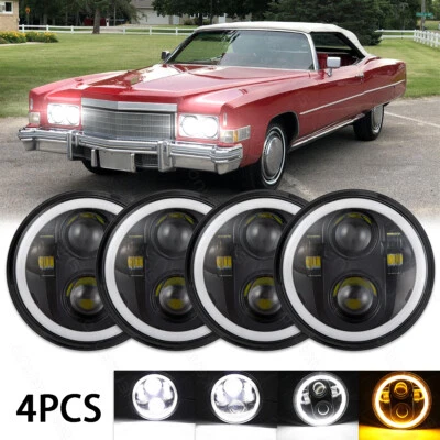 Faro proyector LED faro 4 piezas para Volvo VHD 2001-2019 5-3/4" 5,75" pulgadas Foto 1 de 4