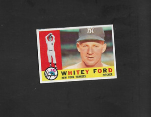 1960 Topps #35 Whitey Ford  HOF Vintage NY Yankees Free Shipping 1 owner 63 yrs