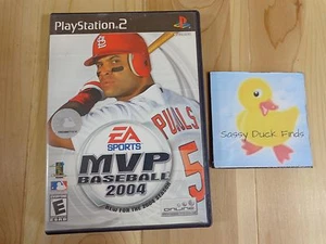 PS2 MVP Baseball 2004 Sony PlayStation 2 EA Sports 2004 MLB Players - Foto 1 di 3