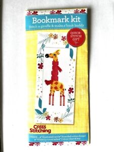 Cross Stitch Kit to Make a Giraffe Bookmark Kit