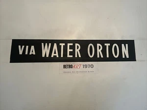 Water Orton - Acocks Green 1.10 1975 Bus Blind 35” Gift - Picture 1 of 12